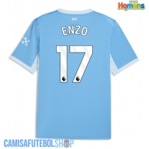 Camisa de time de futebol Manchester City Enzo Fernandez #17 Replicas 1º Equipamento 2026-27 Manga Curta